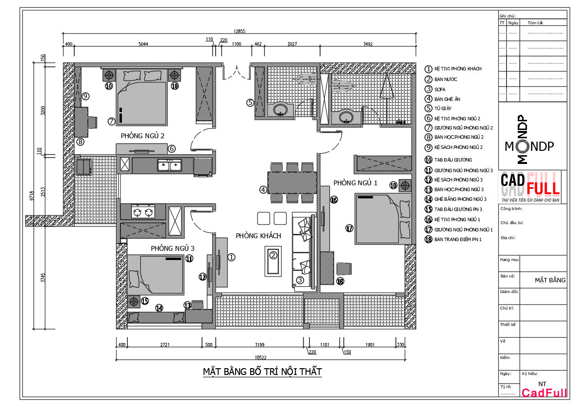 Layout Interior (CadFull): \