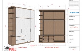 Tủ Quần Áo | Cadfull | Free Autocad Blocks