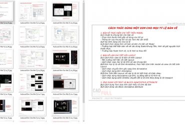 Hướng Dẫn Dùng Một Dim Cho Mọi Tỷ Lệ Bản Vẽ Autocad